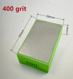 Diamond grinding pads for glass
