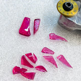 Fuchsia Pink Glass, 300g, PLEASE READ DETAILS BEFORE BUYING...