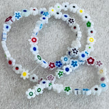 Millefiori Flower Beads 4, 6 & 8mm
