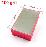 Diamond grinding pads for glass