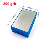 Diamond grinding pads for glass