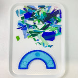 Rainbow Mosaic Kit - Blue cullet