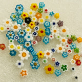 Millefiori Flower Beads.