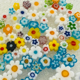 Millefiori Flower Beads.