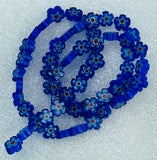 Millefiori Flower Beads 4, 6 & 8mm
