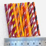 Candy Twisted Glass Rods, SHORTS, C104 LIMITED PRODUCT