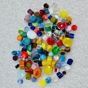 MIni Glass slices, Dots C104 - LIMITED PRODUCT