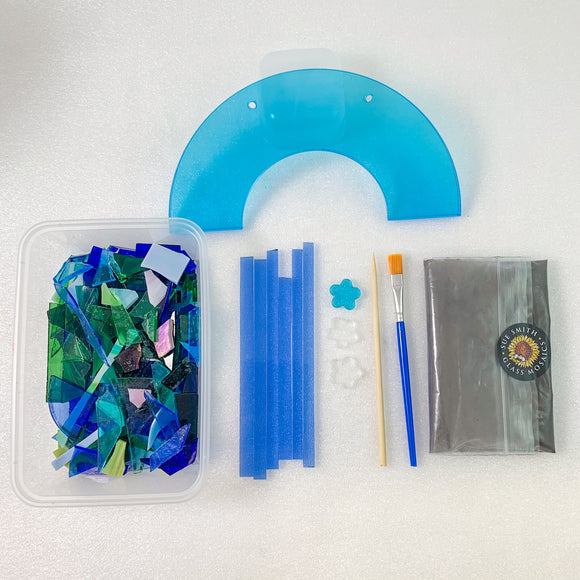 Rainbow Mosaic Kit - Blue cullet