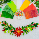Festive Garland Glass Box + Free 'How to' video link